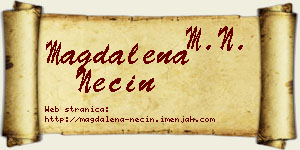 Magdalena Necin vizit kartica